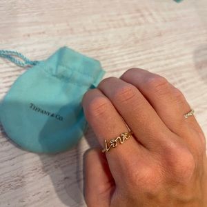Tiffany & Co. Love Ring by Paloma’s Graffiti BRAND NEW 18k Yellow Gold